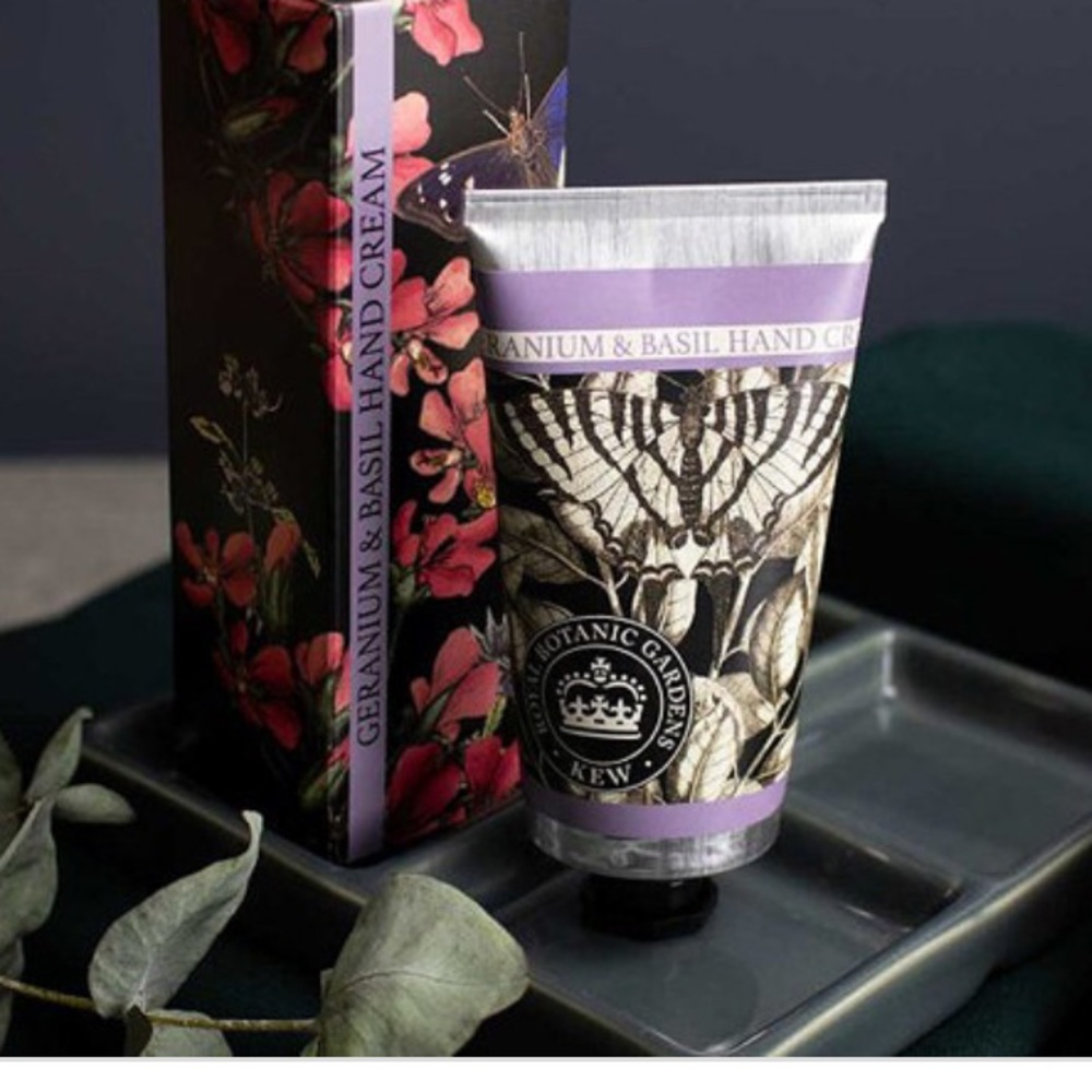 Geranium & Basil Hand Cream – Lavender Accent